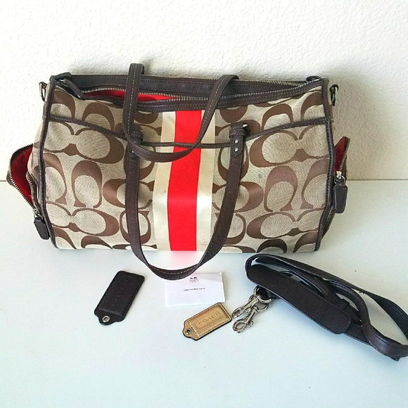 Coach Diaper/Carry-all Bag - Picture 1 of 4